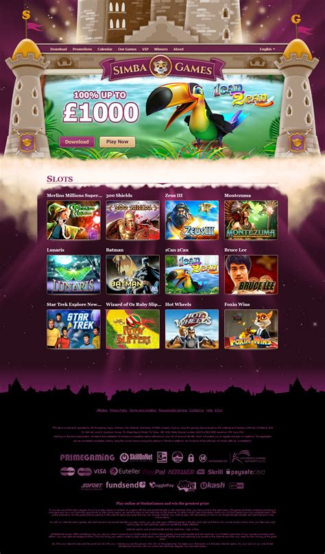 Simba games casino mobile
